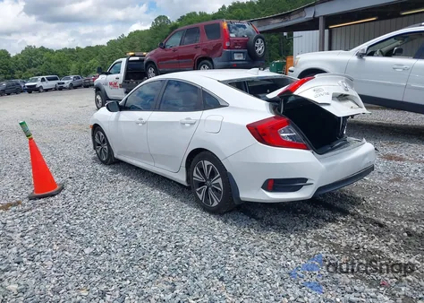 2017 Honda Civic Ex-L z USA, uszkodzony, nr VIN 19XFC1F72HE017851